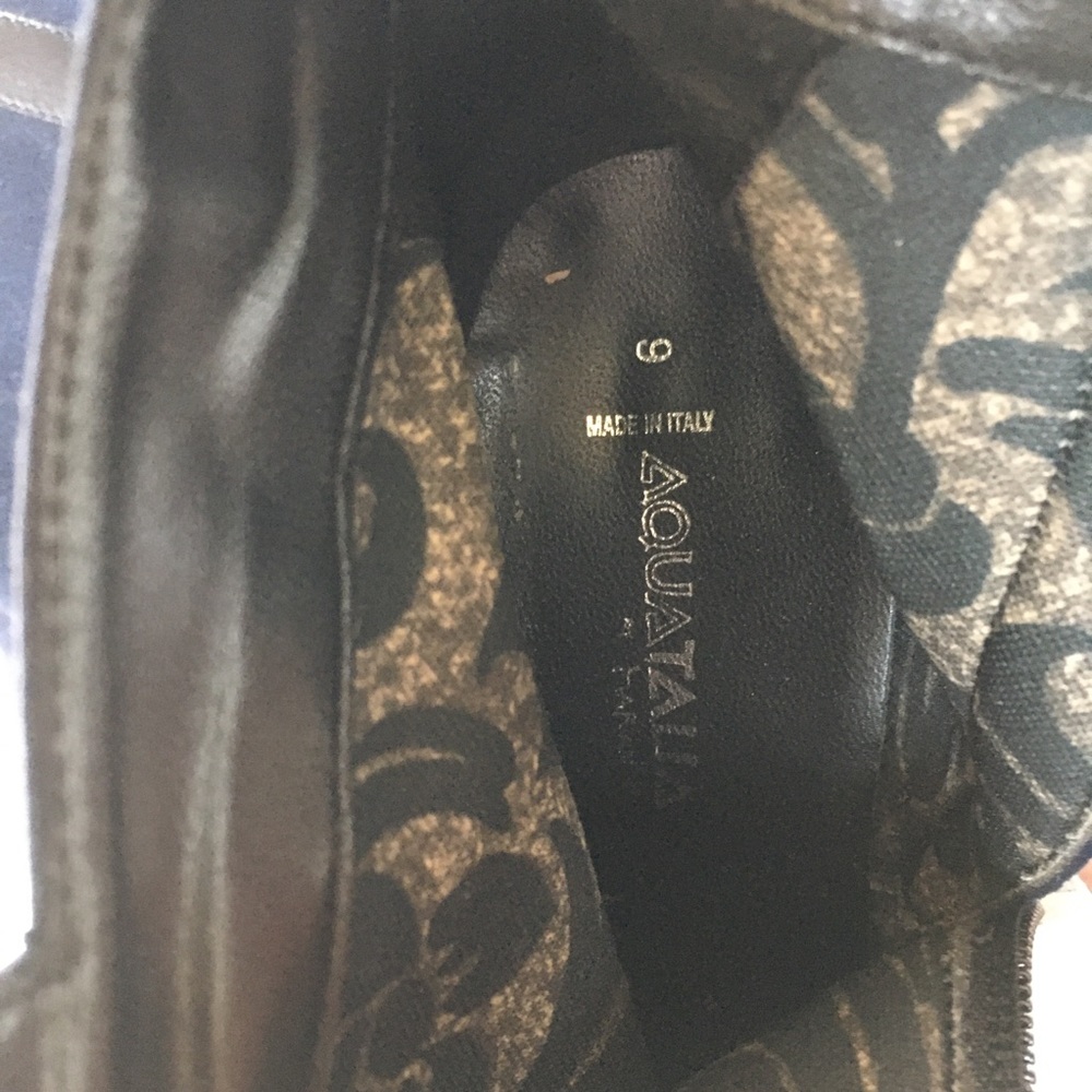 Aquatalia Blue & Black Water Resistant Boots Sz 9 - Picture 7 of 7